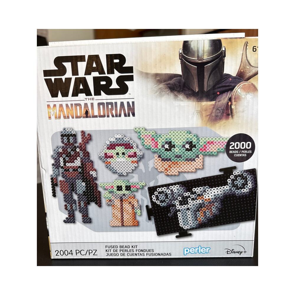 NEW Star Wars The Mandalorian Fused Bead Kit Playset #80-54509 Perler 2004 Pcs